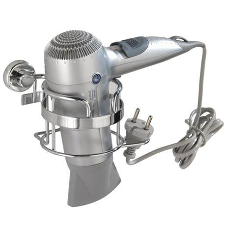 Wenko Sion Power-Loc Hair Dryer Holder - Chrome - 17832100