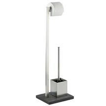 Wenko Slate Rock Standing WC Set - Stainless Steel - 18448100