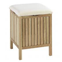 Wenko Norway Bath Stool - Walnut Wood - 18614100