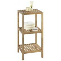 Wenko Norway 3 Tier Household & Bath Shelf - Walnut Wood - 18617100