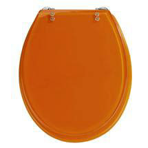 Wenko Topic Hand-made Polyresin Toilet Seat - Orange - 18926100