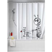 Wenko Robots Polyester Shower Curtain - 180 x 200cm - 19501100