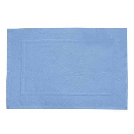 Wenko Terry Cotton Shower Mat - 500 x 700mm - Light Blue - 19590100