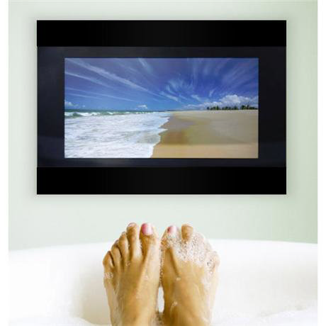 TechVision  19&quot Infinity Waterproof LCD TV  Black Finish  TVIF1900bb