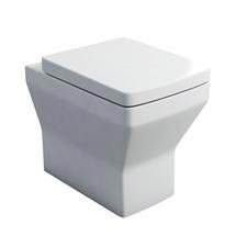 Britton Bathrooms - Cube S20 Back to wall WC with Soft Close Seat