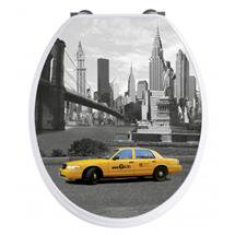 Wenko New York 3D Design Duroplast Toilet Seat - 20074100