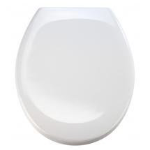 Wenko - Power-Loc Contoured Top-Fixing Toilet Seat with Stainless Zinc Die-Cast Hinges - 20163100