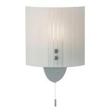 Endon - Square Curved Glass Wall Light Fitting with Streak Effect - 2018-WB