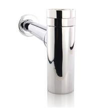 Modern Style Shallow Bottle Trap - Chrome - 202023