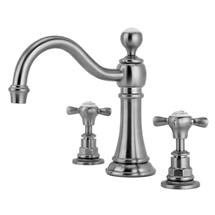 Hollys of Bath Country Spout Three Hole Chrome Basin Mixer - 2150