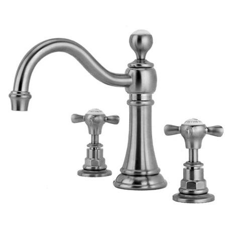 Hollys of Bath Country Spout Three Hole Chrome Basin Mixer - 2150