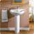 Valence 1 Tap Hole 500mm Basin and Pedestal