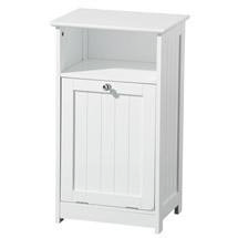 White Wood Bathroom Cabinet - 2402058