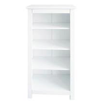  White Wood Shelf Unit - 241566L