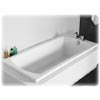 Zeto 1700 x 800 Bath with Support Frame &amp; Hi-gloss Front Panel