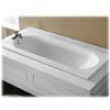 Radius 1700 x 750 Bath with Support Frame and Hi-gloss Front Panel