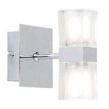 Endon - Enluce Double Cubed Switched Wall Light - Chrome - 298-2CH
