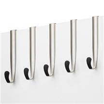 Umbra Schnook 5 Hook Metal Over-the-Door Hook - Black/Nickel - 318275-047