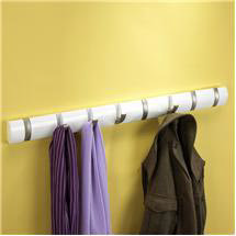 Umbra Flip Wall-Mount 8 Hook Rack - White - 318858-660