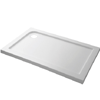 Fresssh 1200 x 800mm  Rectangular White Stone Shower Tray