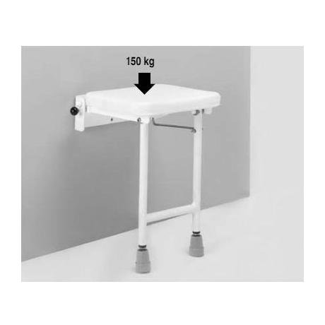 Euroshowers Fold Down Shower Stool - White - 55030