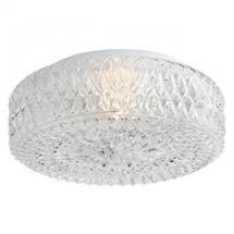 Endon - Circular Glass Light Fitting - Frosted Crystal Effect - ENDON-FRST