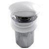 Chrome Effect Push Button Bath Waste