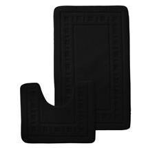 Catherine Lansfield - Armoni 2-Piece Bath Set - Black