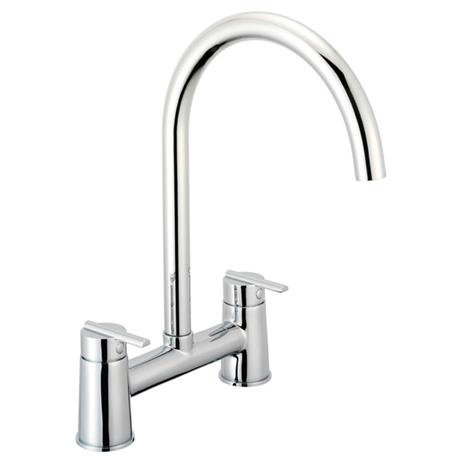 Francis Pegler Pulsar 2 Hole Leg Sink Mixer - 4G4151
