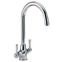 Francis Pegler Rune Monobloc Dual Flow Sink Mixer - Chrome - 4P1061