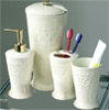 4 Piece Traditional 'salon de bain' Ceramic Bathroom Set