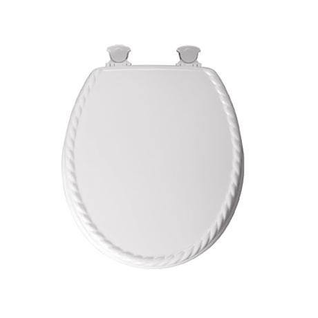 Bemis - 5023AR Rope Design Toilet Seat - White - 5023AR000