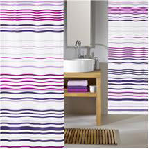 Kleine Wolke - Layla Polyester Shower Curtain - W1800 x H2000 - Berry - 5195-436-305
