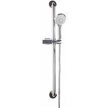 Euroshowers - Grab/Shower Rail Kit - Polished Steel - 58420