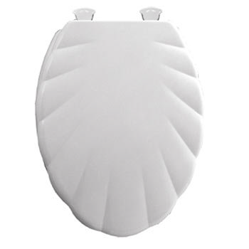 Bemis - 5900AR Shell Design Toilet Seat - White - 5900AR000