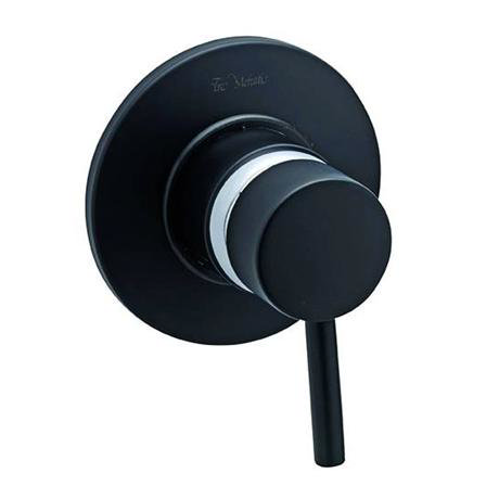 Tre Mercati - Milan Black Exposed or Concealed Manual Shower Valve - 63420
