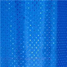 Diamond Shower Curtain 1800 x 1800mm Including 12 Curtain Rings - Dark Blue - 67207 