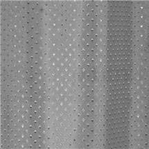Diamond Shower Curtain 1800 x 1800mm with 12 Curtain Rings - Grey - 67208