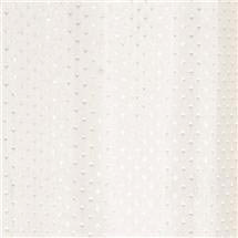 Diamond Shower Curtain 1800 x 1800mm w/ 12 Curtain Rings - Cream - 67209
