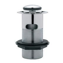 Tre Mercati Slotted Basin Pop-up Waste Finger Tip Control - Chrome - 706C