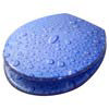 Euroshowers - Waterdrops Design Toilet Seat - Blue - 81122
