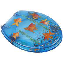 Euroshowers - Goldfish Bowl Resin Toilet Seat - 81126