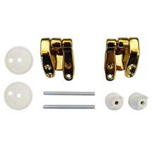 Universal Brass Hinge Set for Wooden Toilet Seats