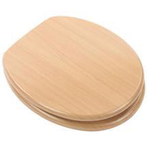 Euroshowers - Beech Wood Toilet Seat - 82983