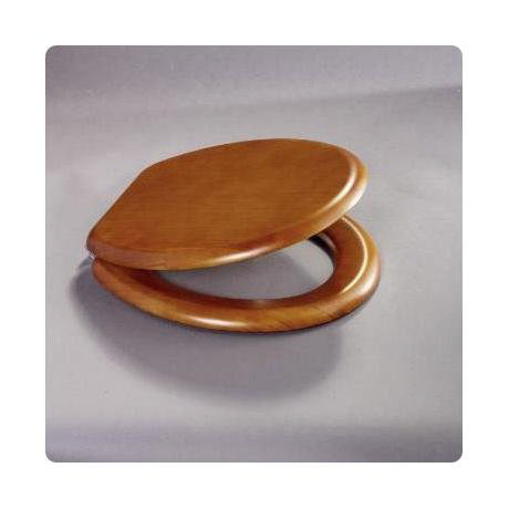 Bemis - 9300CP Toilet Seat with Chrome Hinges - Antique Pine - 9300CP026