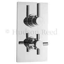 Hudson Reed Tec Pura Twin Concealed Thermostatic Shower Valve w/ Diverter - A3007