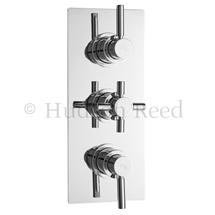 Hudson Reed Tec Pura Plus Triple Concealed Thermostatic Shower Valve w/ Diverter - A3023
