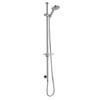 Modern Ceiling Fed Slider Rail Kit with Multi-Function Handset