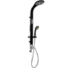 Hudson Reed Soothe Black Shower Kit with Lights
