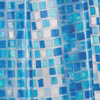 Croydex Mosiac PVC Shower Curtain - Blue